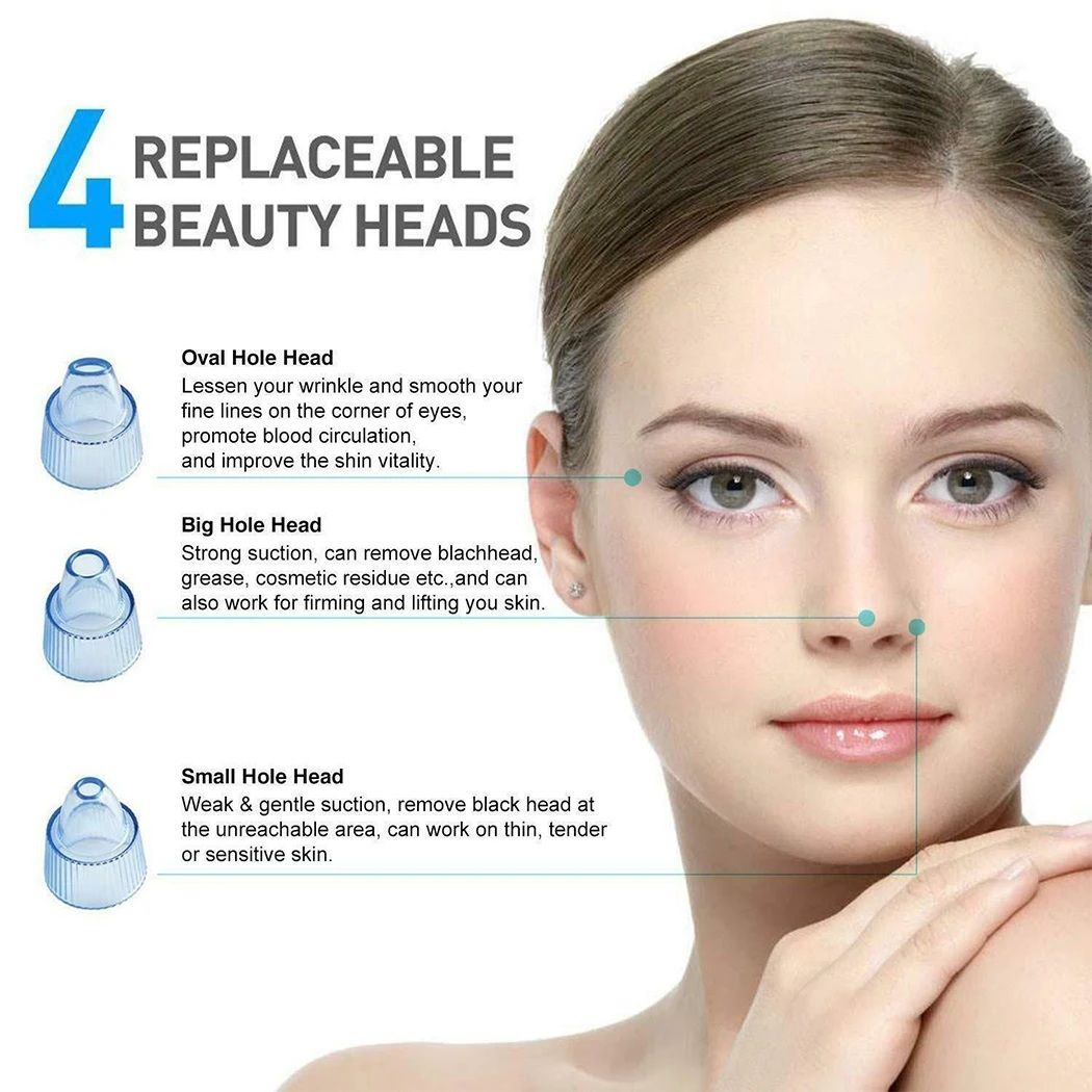 π₯4 IN 1 DERMA VACUUM πββοΈπ SUCTION BLACKHEAD/ACNE/OIL/PORE CLEANER
