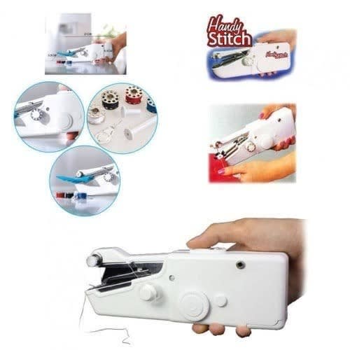 Mini Portable Handy Sewing Machine Handheld Sewing Machine Stitch Household Tool For Kids Clothing, Fabric, Home Travel Use, Gift For Kids & Adult