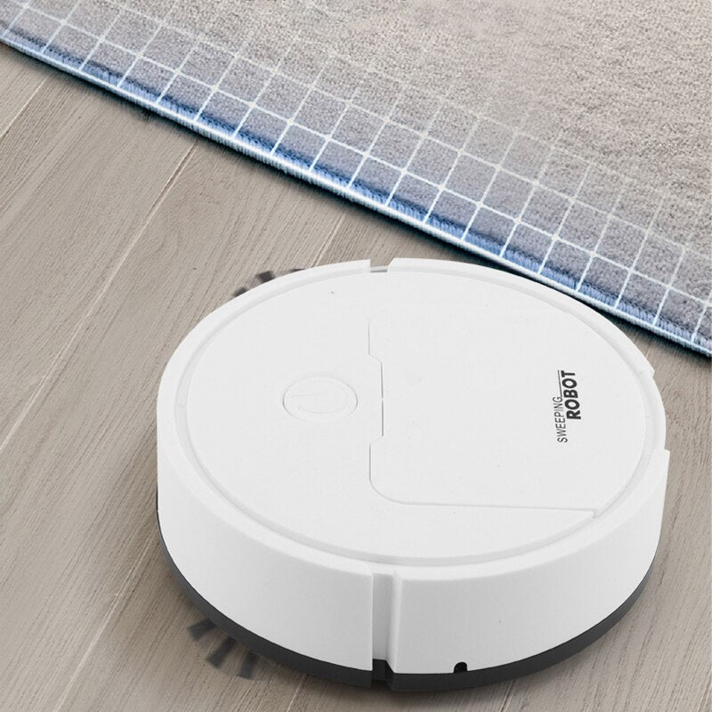 Portable Mini Wireless Smart Sweeping Robot Mopping 3 In1 Rechargeable Cleaning Machine Vacuum Cleaner For Home Office