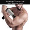 Big Deep Massager Gun 4 Kinds Of Massage Heads For Muscle Vibration Relaxation Deep Tissue Therapy