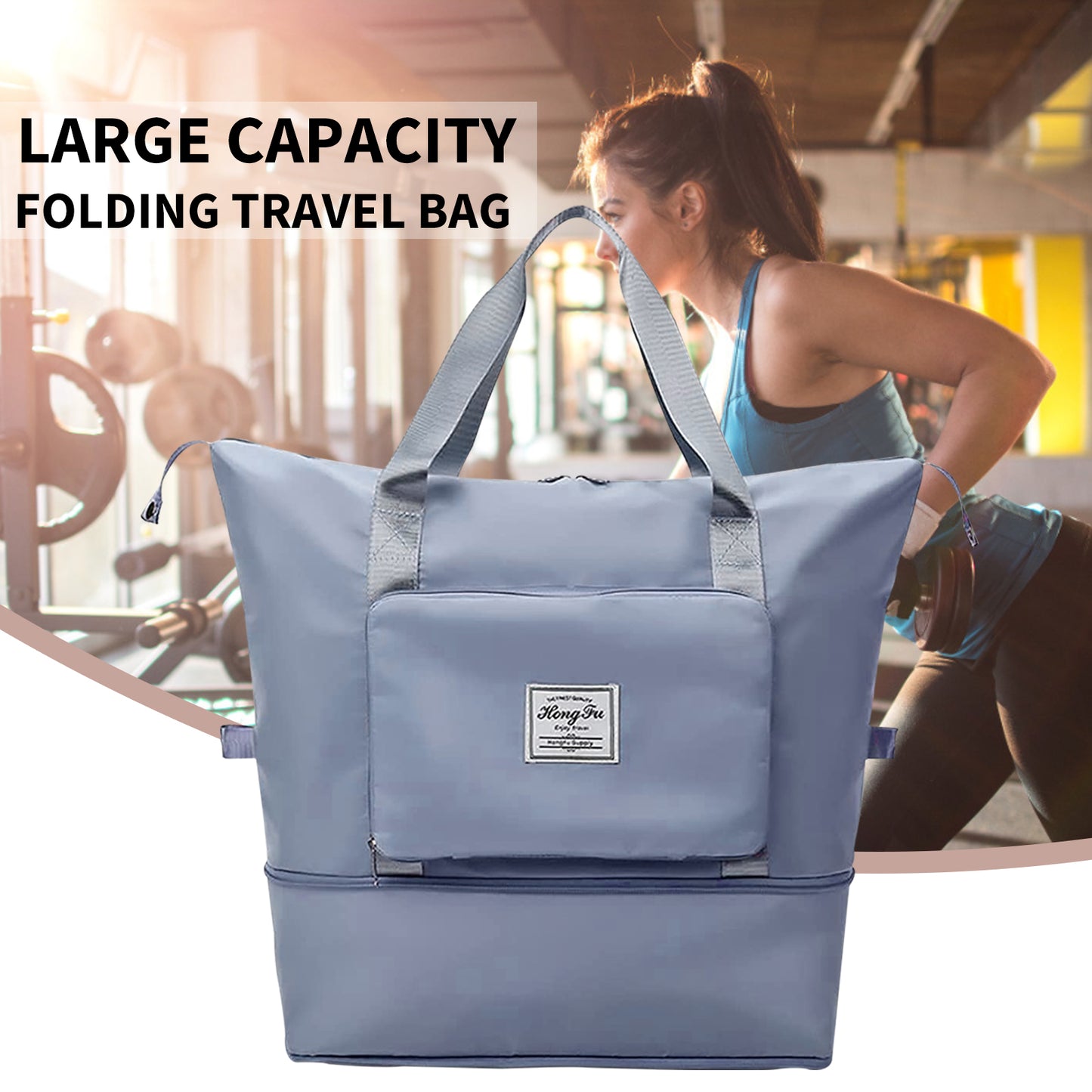 Women Luggage Bag Hand Bag And Shoulder Bag Waterproof Foldable Bag Easy To Carry For Traveling