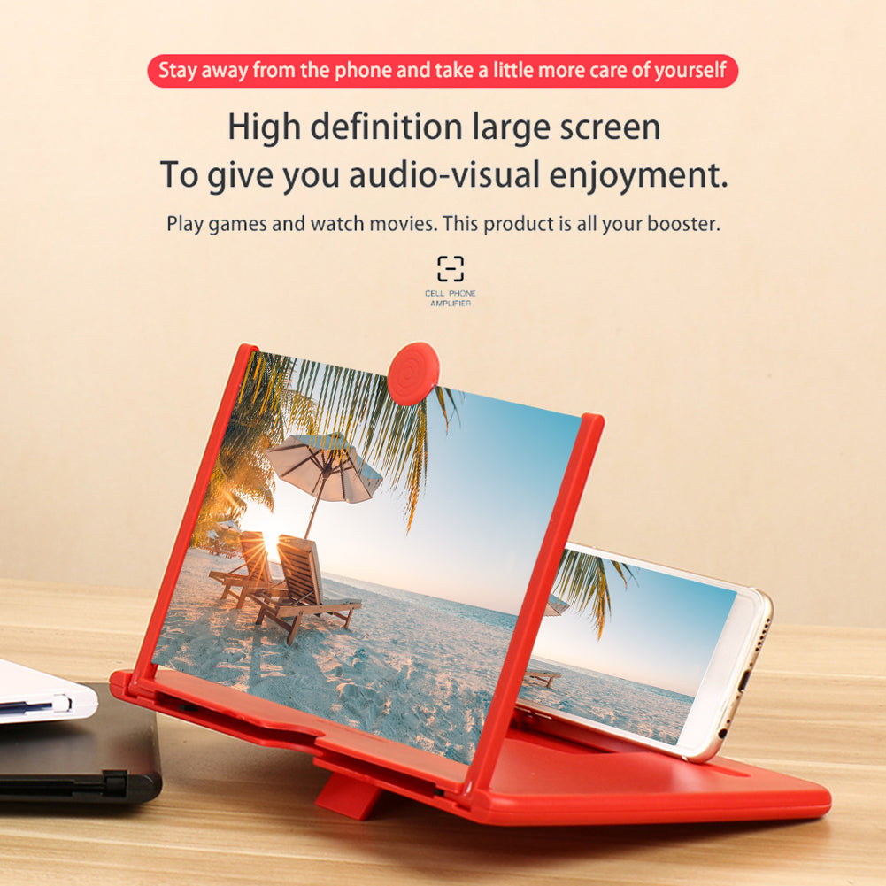 Mobile Phone Video Amplifier Enlarged Screen Magnifier Your Portable Home Cinema