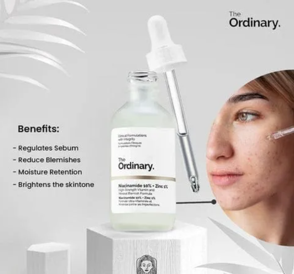 The Ordinary Niacinamide 10% + Zinc 1% Serum For All Skin Types