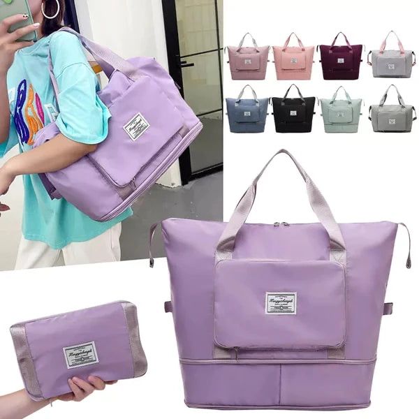 Women Luggage Bag Hand Bag And Shoulder Bag Waterproof Foldable Bag Easy To Carry For Traveling