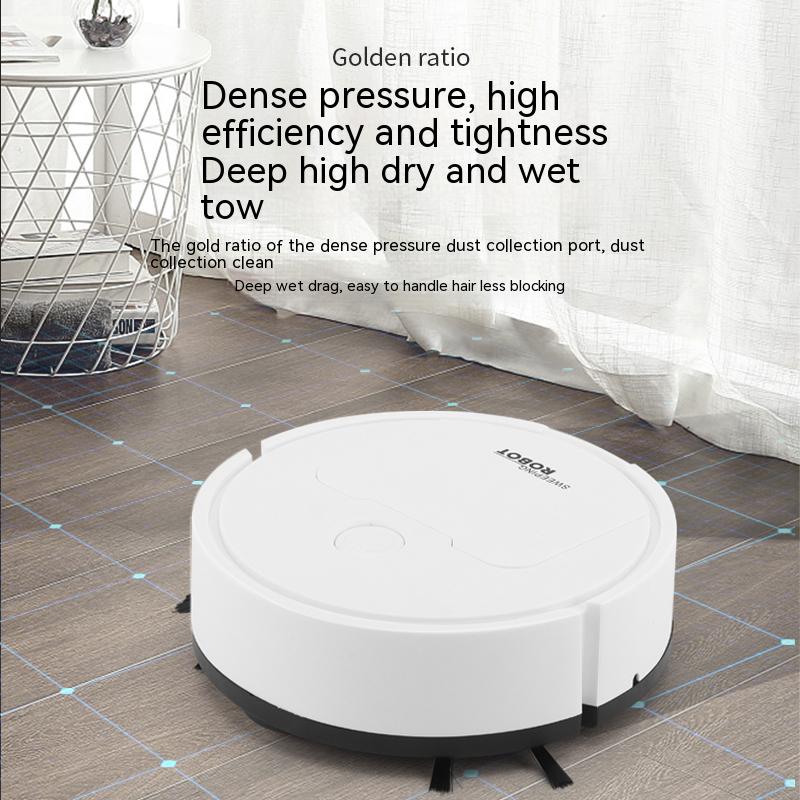 Portable Mini Wireless Smart Sweeping Robot Mopping 3 In1 Rechargeable Cleaning Machine Vacuum Cleaner For Home Office