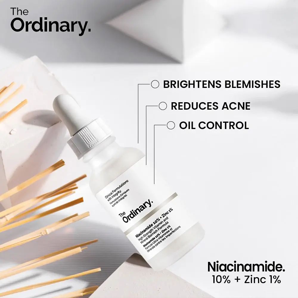 The Ordinary Niacinamide 10% + Zinc 1% Serum For All Skin Types